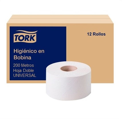 PAPEL HIGIÉNICO INSTITUCIONAL 200 MTS TORK BLANCO UNIVERSAL