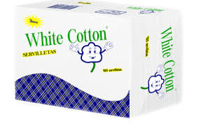 SERVILLETA WHITE COTTON